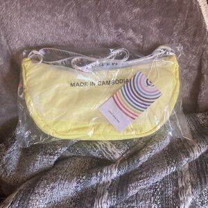 Vibrant Yellow Crossbody Bag